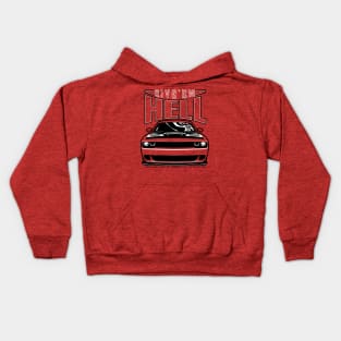 Give'em Hell Dodge Challenger Kids Hoodie